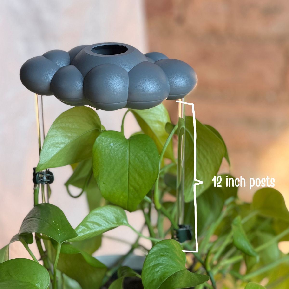 Stormy Dripping Rain Cloud with Glow in the Dark Moon Charm