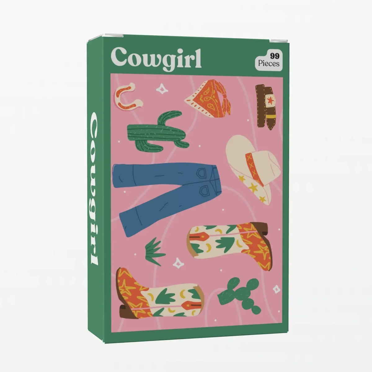 Cowgirls 99 Piece Mini Jigsaw Puzzle Puzzledly