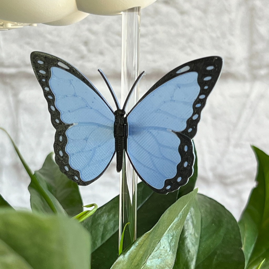 Original Dripping Rain Cloud with Blue Butterfly Charm