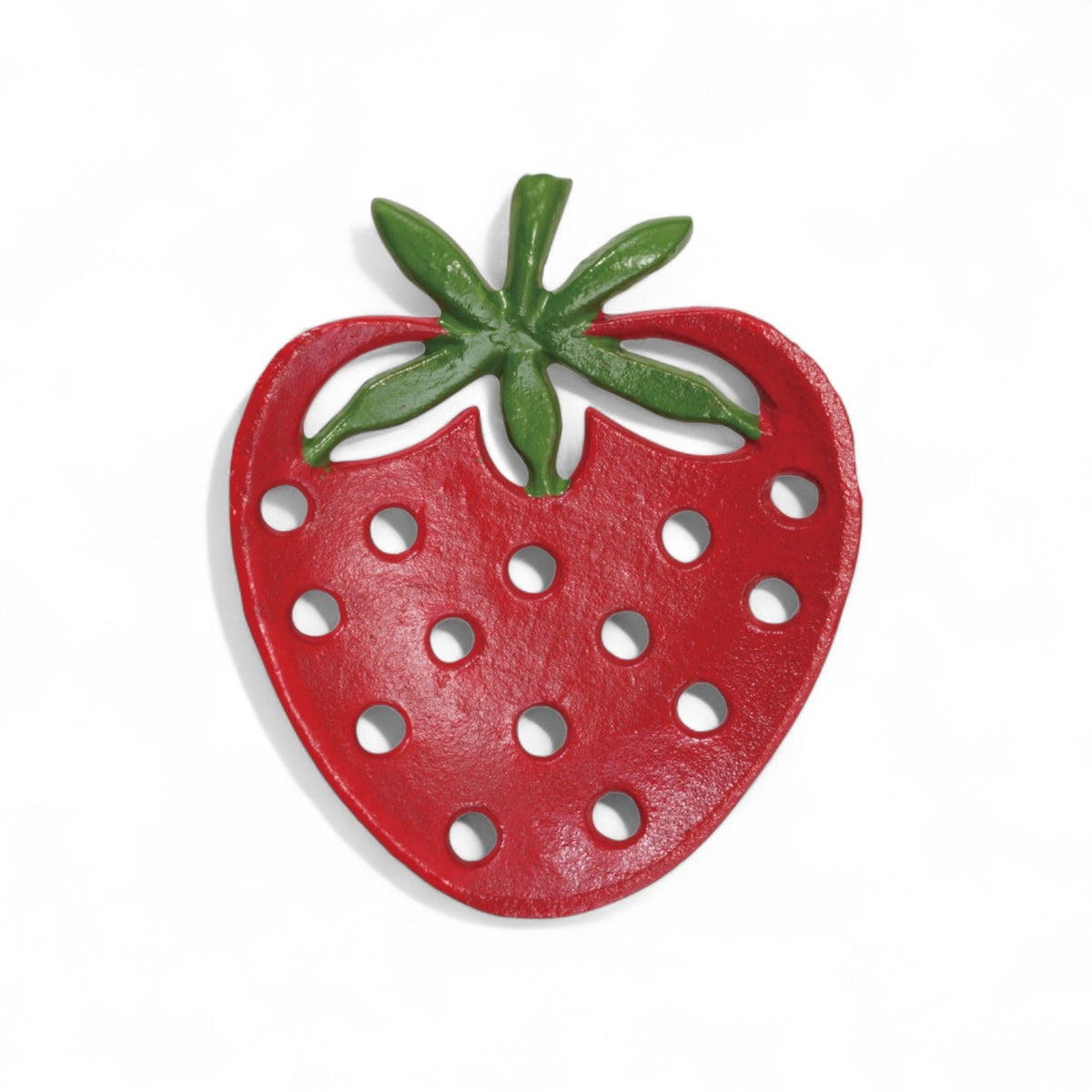 Strawberry Shaped Cast Iron Soap Dish