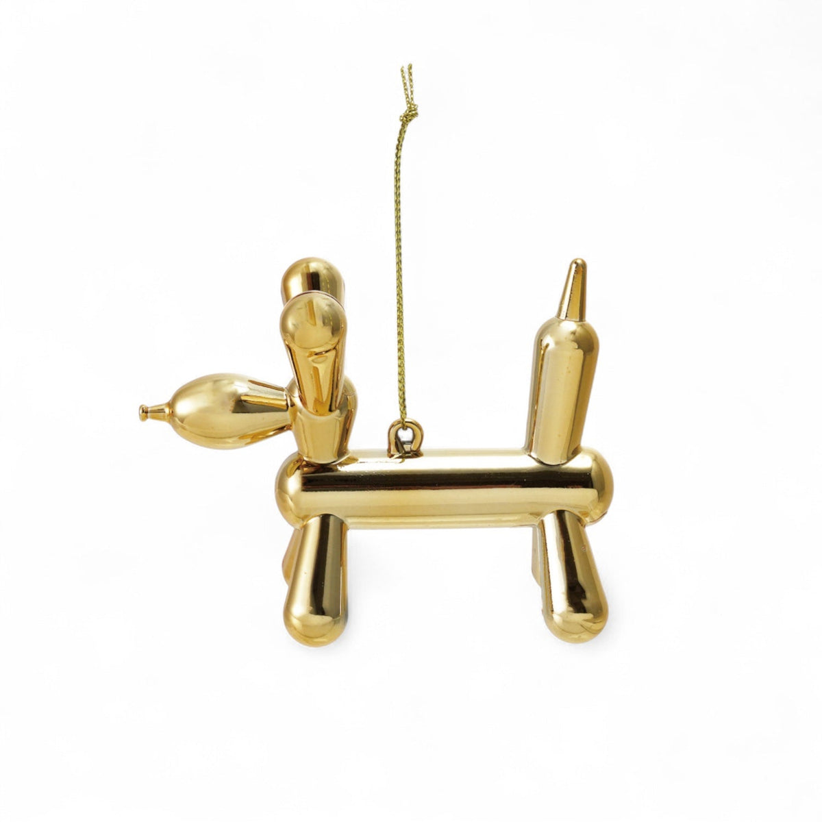 Gold Balloon Dog Ornament