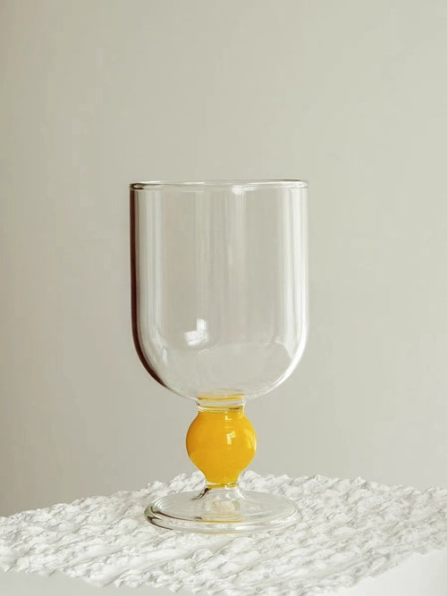Gumballs Wine Glass - Eclectic Whimsical Coloured Cocktail Glasses