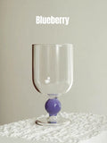 Gumballs Wine Glass - Eclectic Whimsical Coloured Cocktail Glasses