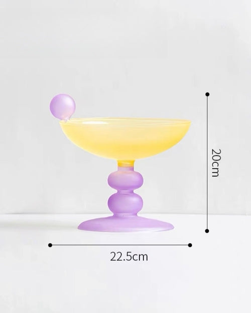 Jelly Bean Footed Tray Fruit Bowl - Whimsical Dopamine Table Setting