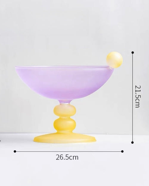 Jelly Bean Footed Tray Fruit Bowl - Whimsical Dopamine Table Setting