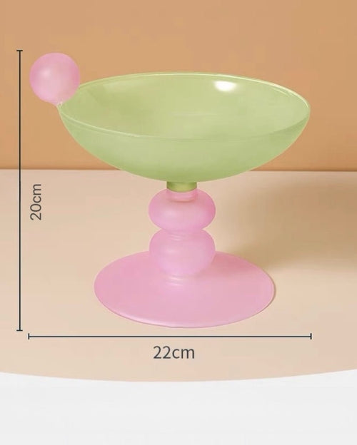 Jelly Bean Footed Tray Fruit Bowl - Whimsical Dopamine Table Setting