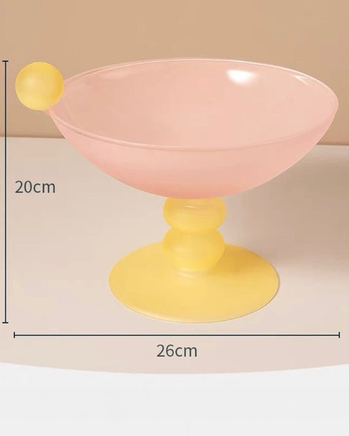 Jelly Bean Footed Tray Fruit Bowl - Whimsical Dopamine Table Setting