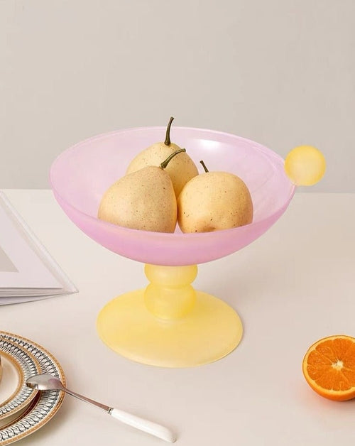 Jelly Bean Footed Tray Fruit Bowl - Whimsical Dopamine Table Setting