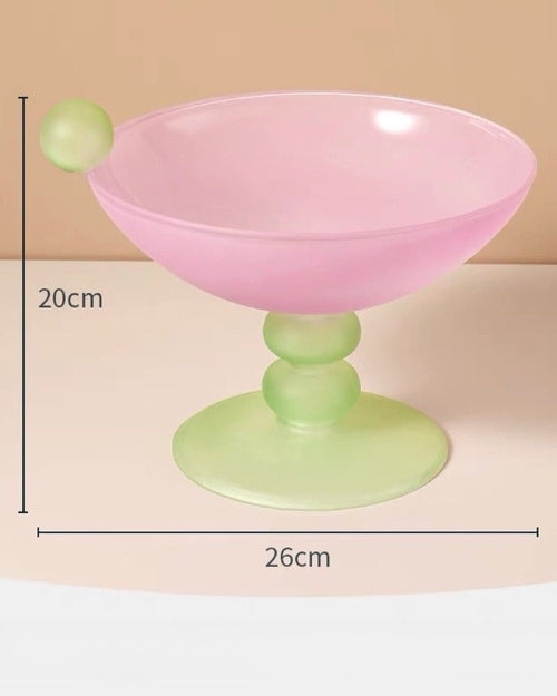 Jelly Bean Footed Tray Fruit Bowl - Whimsical Dopamine Table Setting